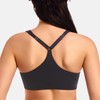 MELENECA Women's Racerback Front Closure Bras Plunge Unlined Full Coverage
