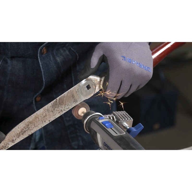 Dremel 2615050432 4.8 mm 80 Grit Flap Wheel - Red