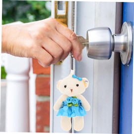 KOMBIUDA Suspending Tiny Bears Keychain Mini Bear Decor 5pcs Decorative Figurines Home Accessory