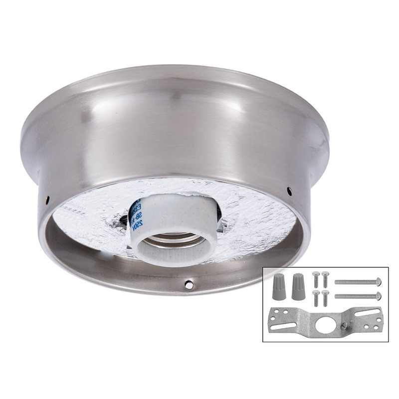 B&P Lamp® 4 Inch Fitter Wired Flush Mount Ceiling Fixture,