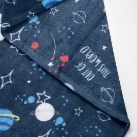 Chiqui Mundo Cobertor Para Bebe Ligero Viajero Galaxy Ultra Suave Calido