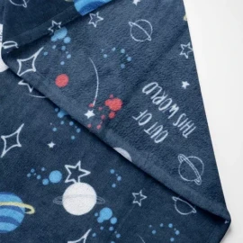Chiqui Mundo Cobertor Para Bebe Ligero Viajero Galaxy Ultra Suave Calido