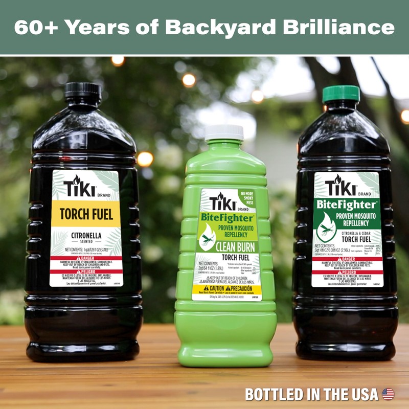 TIKI BiteFighter Mosquito Repellent Torch Fuel - 1 Gallon (128