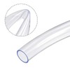 sourcing map PVC Clear Vinyl Tubing, 25mm(1") x 30mm(1 3/16")