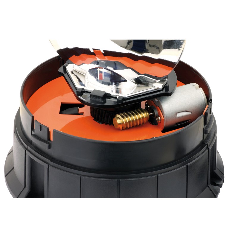 AdLuminis Halogen Rotating Beacon, Orange, Various Designs, Flashing Light 12
