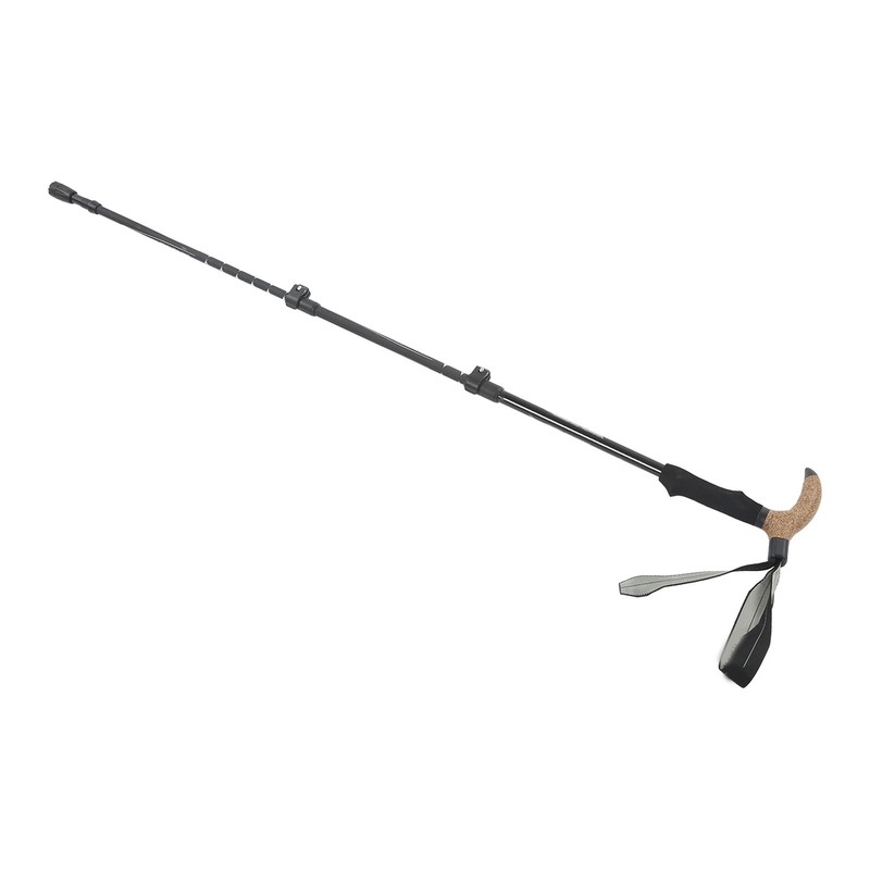 Hiker Hiking Pole Adjustable Telescopic Outdoor Walking Stick Elderly Non