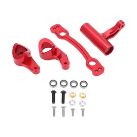 Aluminum Steering Servo Saver Complete Set for Arrma 1/8 Remote Control Car Upgrade PartsRed