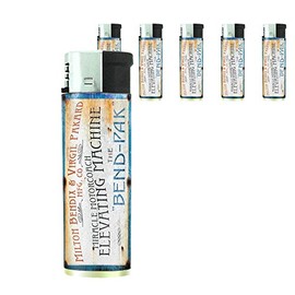 Refillable Electronic Lighter Set of 5 Pieces D-234 Miracle Motorcoach Elevating Machine The Bend Pak