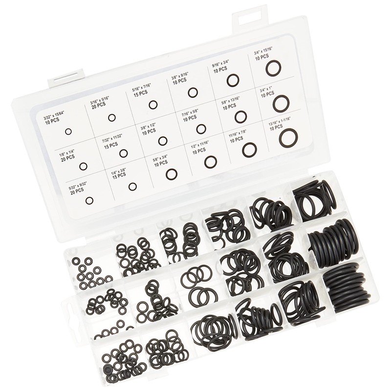 Arctic Hayes BOXP Imperial Nitrile O-Ring Assortment Washer 225-Pieces Kit,