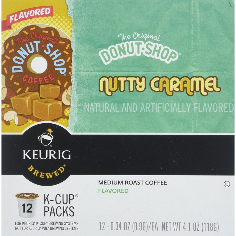The Original Donut Shop Coffee Nutty Caramel K-Cups , 12-Count
