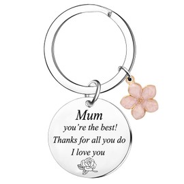 Nimteve Mum Gifts Mother's Day Gifts Mummy Keyring From Son Daughter Mum Birthday Gifts Christmas Thanksgiving Gifts For Mum