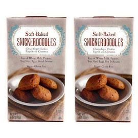 Trader J's Free Soft-Baked Snickerdoodles Chewy Sugar Cookies 6oz (170g) - Pack of 2