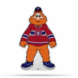 Rico Industries NHL Montreal Canadiens Mascot Shape Cut Pennant - Home and Living Room Décor - Soft Felt EZ to Hang