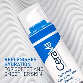 CeraVe Hyaluronic Acid Face Serum | 1 oz | Hydrating Serum for Face with Vitamin B5 | For Normal to Dry Skin | Paraben & Fragrance Free