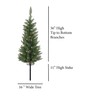 Set of 4 Lighted 3 Feet High Christmas Pathway Trees