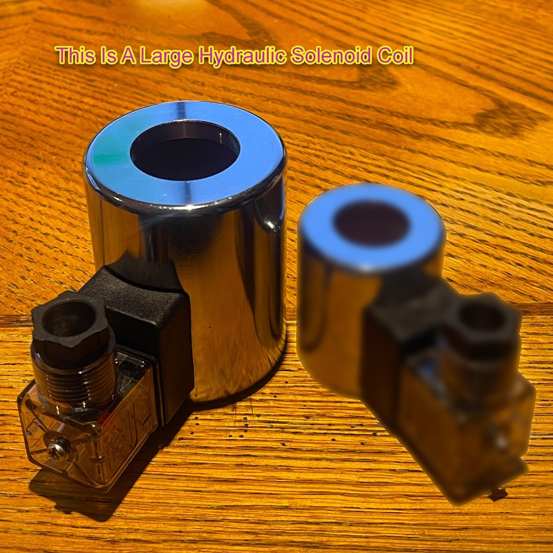 Solenoid Valve Coil with 3 Prong DIN Connector, Compatible with