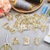 54 Pieces Letter Sequin Iron On Patches A-Z Alphabet Patches