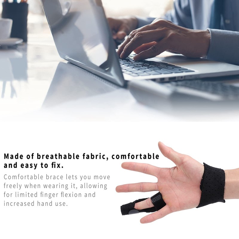 Trigger Finger Splint, Hand Support, Adjustable Finger Support for Medium