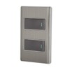 Volteck PA-APDO1-ELA, Placa armada 1 interruptor sencillo y 1 interruptor
