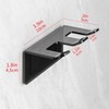 LUEXBOX 2 Pack Safety Razor Holder for Shower Wall, Self