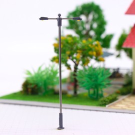 Evemodel LQS11W 10pcs Model Railway Train Lamp Post Street Bright White Lights N TT Scale LEDs NEW