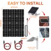 SUNER POWER 24V 50W Solar Battery Charger Maintainer, Built-in Ultra