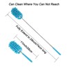 KissDate Microfiber Extendable Hand Dusters Washable Dusting Brush with Telescoping