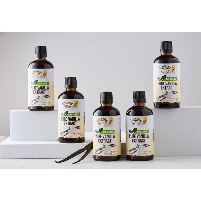 Royal Brand Pure Vanilla Extract / Organic / Sugar Free