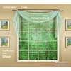 Today's Curtain Emelia Original Voile Scarf 144", Sage, 45" W
