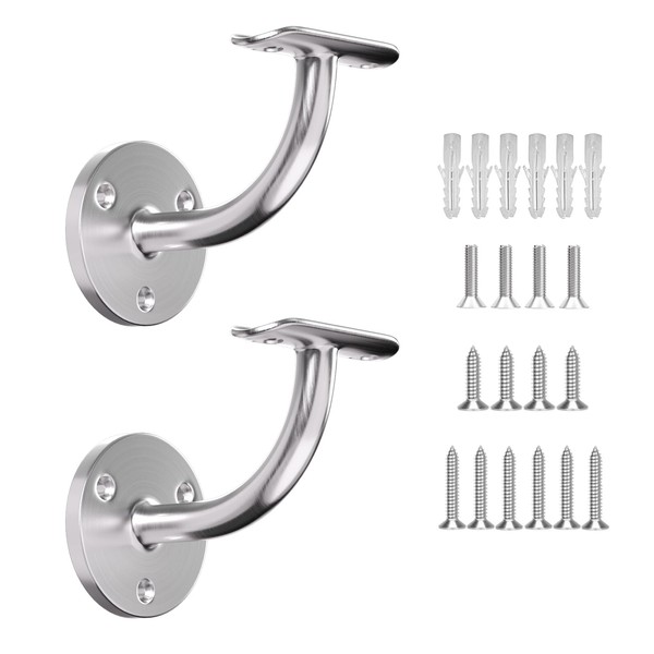Hand Rail Bracket, 2 Pack Stainless Steel 316 Heavy Duty