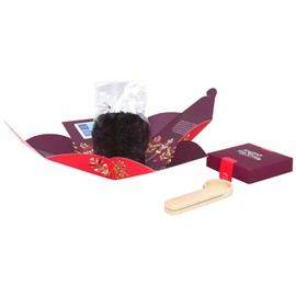 ETS - Tea Gift Set "English Breakfast Tea", Organic, Fairtrade, with Wooden Tea Spoon in Original Gift Box, 80 g Loose Black Tea