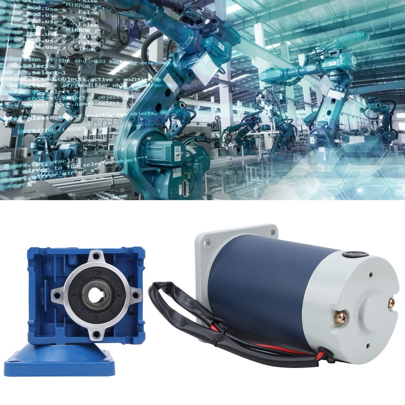 Worm Gear Motor DC Stainless Steel 90W 2100 R Min