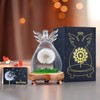 Make a Wish, Real Dandelion in Glass Angel Figurines, Friendship