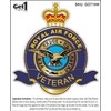 Royal Air Force Veteran Car Sticker - for Exterior or