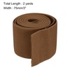sourcing map Twill Wide Elastic Band Double-Side 75mm(3 inch) Flat