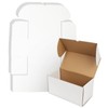 WIFTREY 12x6x6 White Shipping Boxes pack of 15, Corrugated Cardboard
