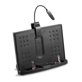 Superior Essentials - Soporte portátil para libros y documentos, con luz sujetable y extraíble