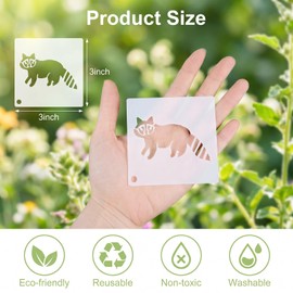 Ymapinc 45pcs Forest Animals Stencils for Painting