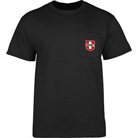 Bones Bearings Bones Swiss Shield Pocket Black Medium T-Shirt