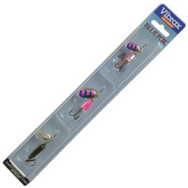Blue Fox Vibrax Kit Rainbow Trout - 3 Spinners for Trout & Bass, Trout Spinner, Bass Spinner, Spinning Bait