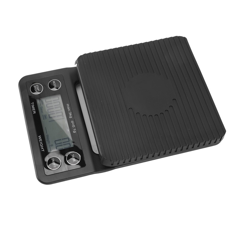 Digital Coffee Scale with Timer Waterproof Silicone Mat High Accuracy