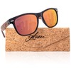 glozzi Walnut Wood Sunglasses Men and Women Polarised UV400 with