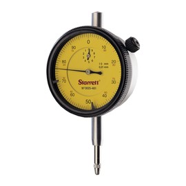 Starrett 3025-481 Dial Indicator Range: 10mm, Dial Reading: 0-100