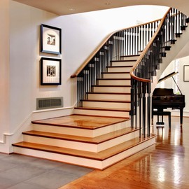 Sumnacon Pack of 12 Floor Vent Covers Metal Floor Register 4 x 12 Inch Heavy Duty Floor Vents with Adjustable Air Supply Lever, Walkable Black Vent Covers for Home Floor,Brown