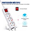 EXTRASTAR 1 Pack 3 Outlet Power Strip with Switch Cable