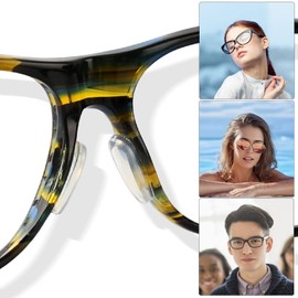 ARDNIB Silicone Nose Pads for Eyeglasses：Nose Pieces 28 Pairs Glasses Nose Grips Eye Glass Nose No Slip Pads Sunglass Nose Pads for Plastic Frames (28), 20.0 Count