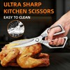 Heavy-Duty Kitchen Shears BBQ Tongs Set – Multipurpose Poultry Shears丨Non-Slip