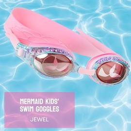 Swimming Goggles For Girls - Mermaid Kids Swim Goggles By Bling2o