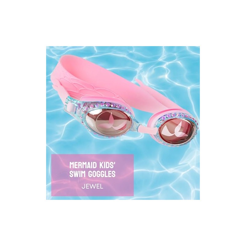 Swimming Goggles For Girls - Mermaid Kids Swim Goggles By