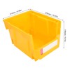 Garage Organizer Bin 377x213x178mm Thickened Slant Mouth Vertical and Back
